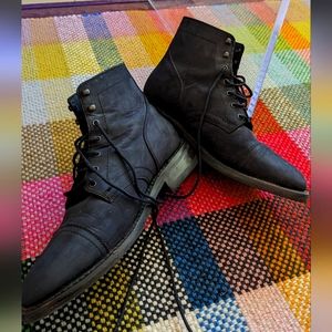 Thursday Captain Boots - Blue Suede